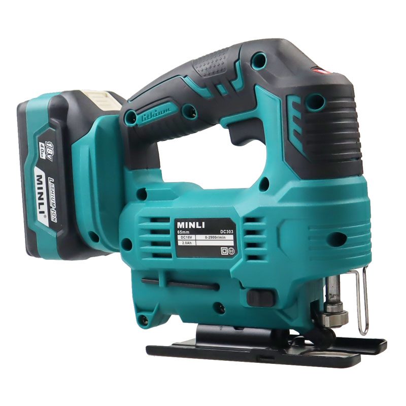 18V High-Speed Cordless Jig Saw Industrial Power Tool for Metal Wood Cutting Electric Jigsaw