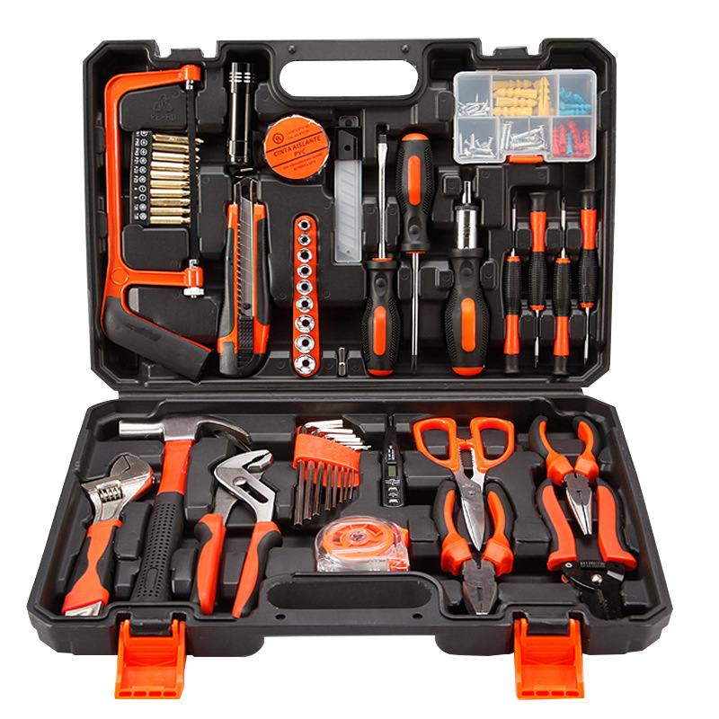 Hardware Tool Set Combination Set Carbon Steel Household Manual Woodworking Power Tool Gift Repair Wholesale