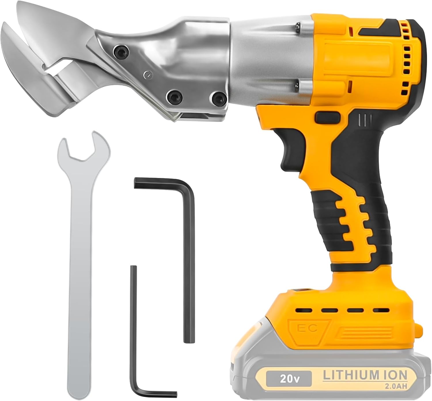 Brushless Cordless 20V Lithium Battery Industrial Grade Stainless Steel Ribbon Cutting Scissors