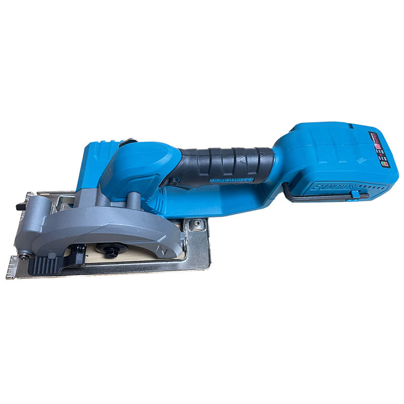 Industrial 21V Battery-Powered Brushless Motor Circular Saw with Multi-Angle Cutting for Woodworking Tools