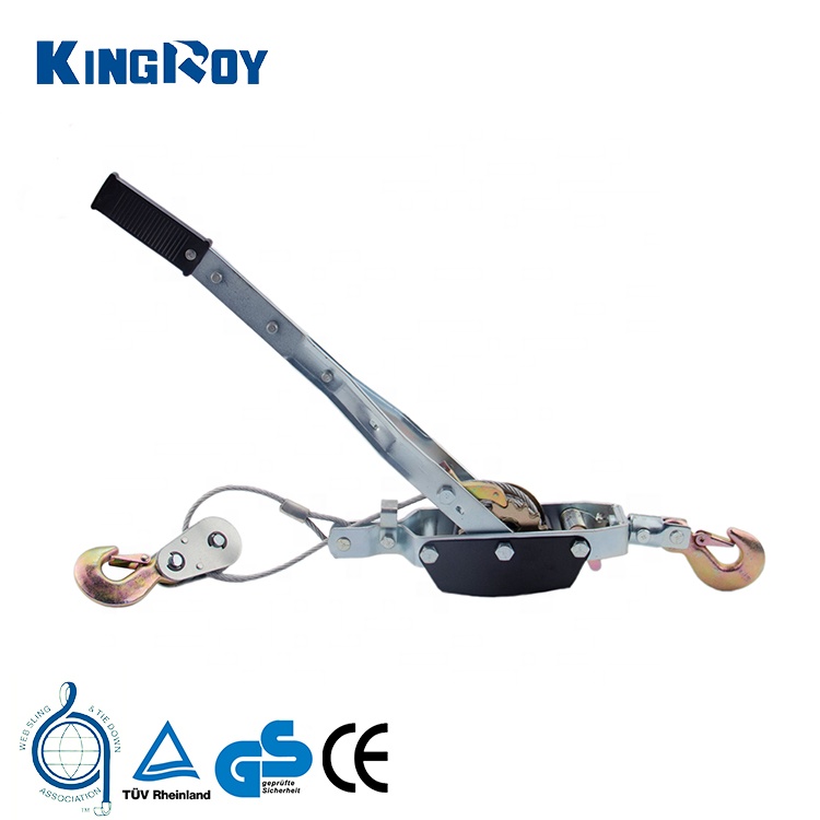KingRoy 4 Ton CE Heavy Duty Industrial Cable Tool Wire Rope Hand Manual Cable Ratchet Power Puller
