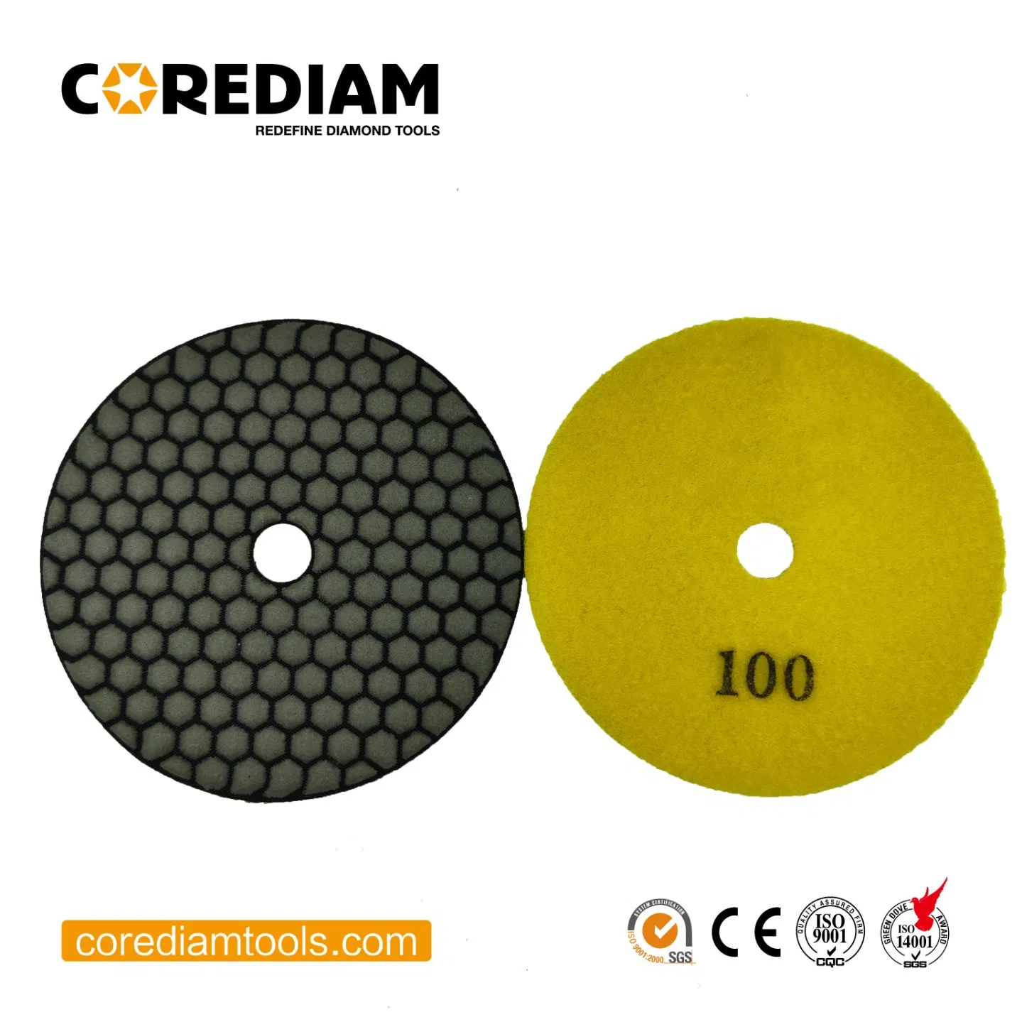 Stone Polishing Pads/Diamond Dry Polishing Tools with Good Grinding Performance, Long Lifespan