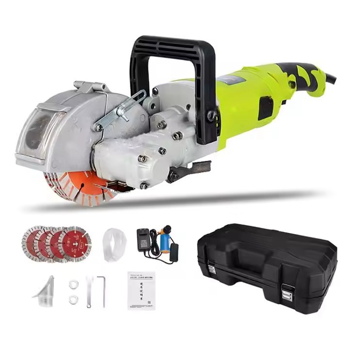 Electric Wall Chaser Grooving Cutting Machine 4000W Brushless Motor 220V Power Tool