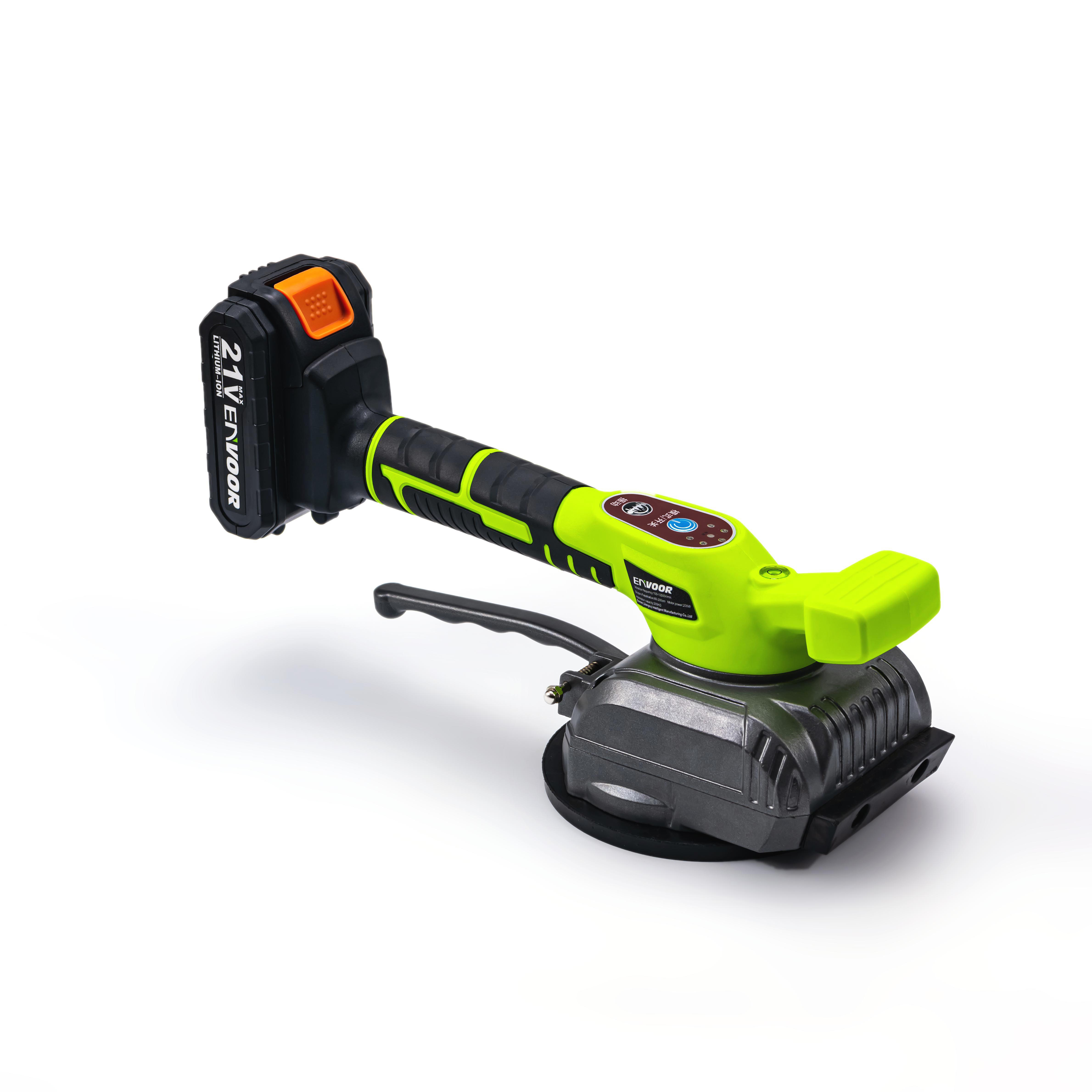 21v Industrial Multifunctional Intelligent Adjustable Suction Cup Cordless Brushless Motor Electric Tile Laying Vibrator