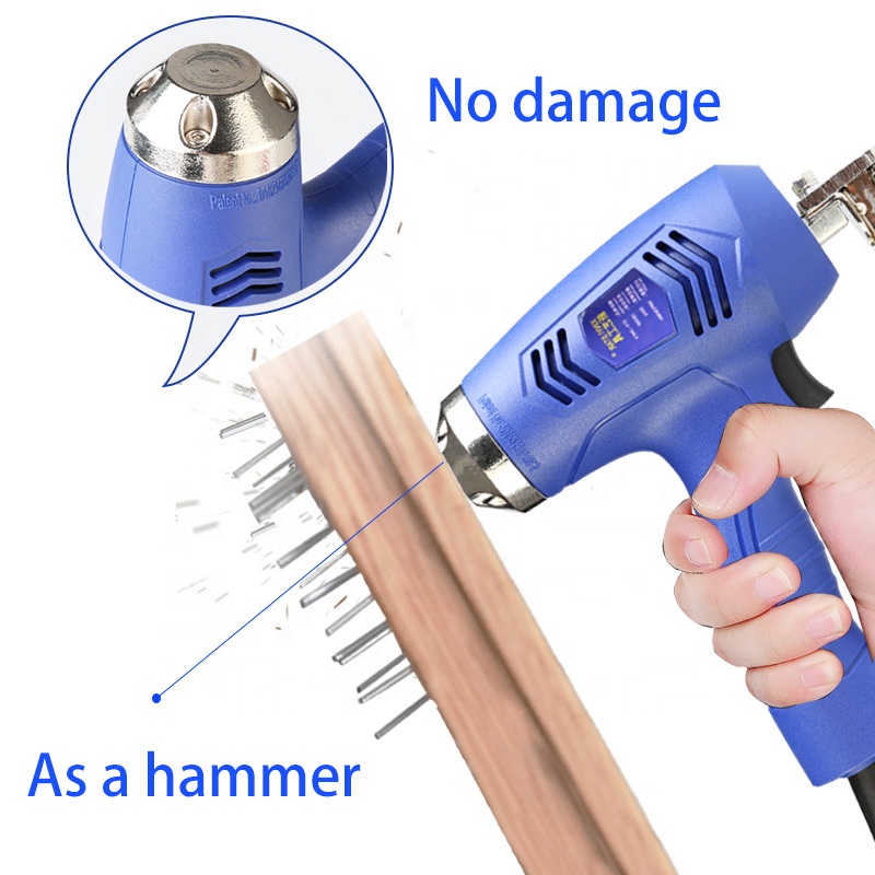 XINYI 1013J AC Electric Framing Nail Gun-DIY Woodworking Tool 210-240V 100pcs Capacity Aluminum Alloy Iron 3-Year Warranty