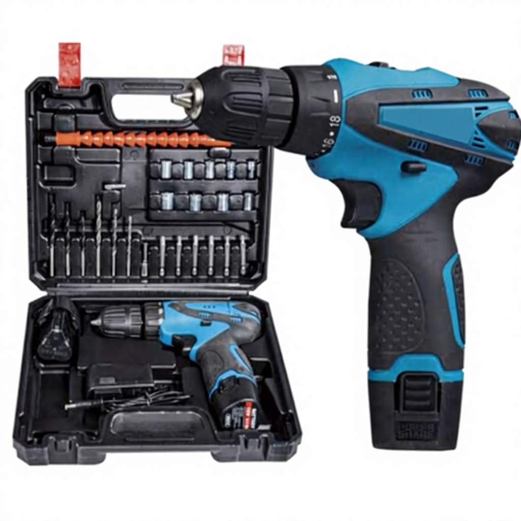 12V 21V Cordless Impact Drill Set Rechargeable Lithium Battery 3.0Ah Brushless Motor Variable Speed Torque OEM Construction