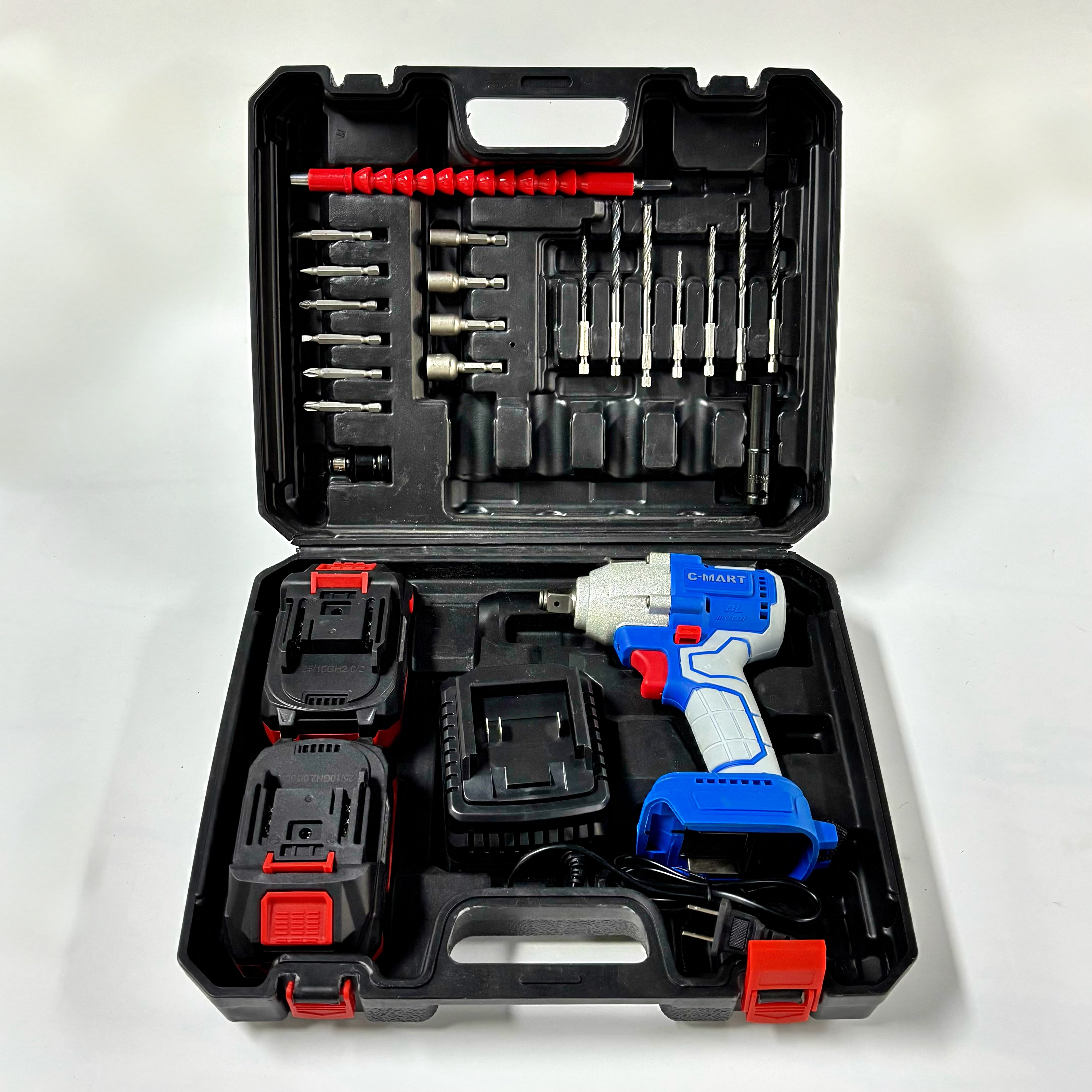 18V Cordless Power Tool Combo Set with 15-Piece Tool Kit, Keyless Chuck, and 3.0Ah Battery Pack, Ideal for Contractors