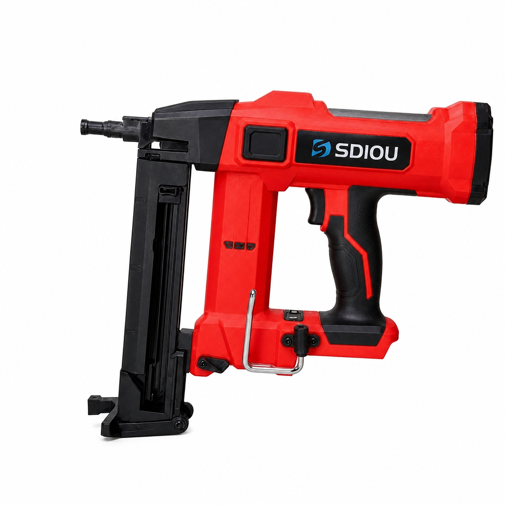Rechargeable Battery Powered Steel Framing Nail Gun Brushless Motor DIY Concrete Fastening Tool for Construction Industry 1 Year