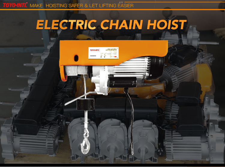 The Good Selling PA Type Mini Electric Hoist Winch with Wireless Remote