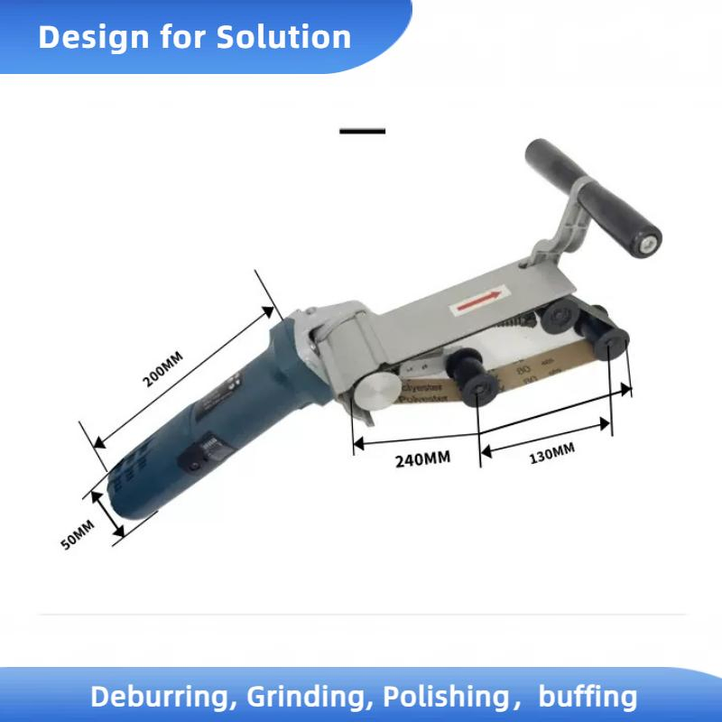 Wholesale Price Electric Tube Grinding Belt Sander Pipe Surface Sanding Grinder Steel Polishing Machine Abrasive Tool Professional Power Tools
