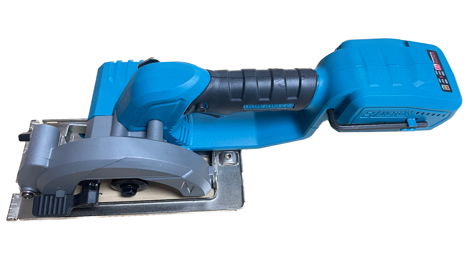 Industrial 21V Battery-Powered Brushless Motor Circular Saw with Multi-Angle Cutting for Woodworking Tools