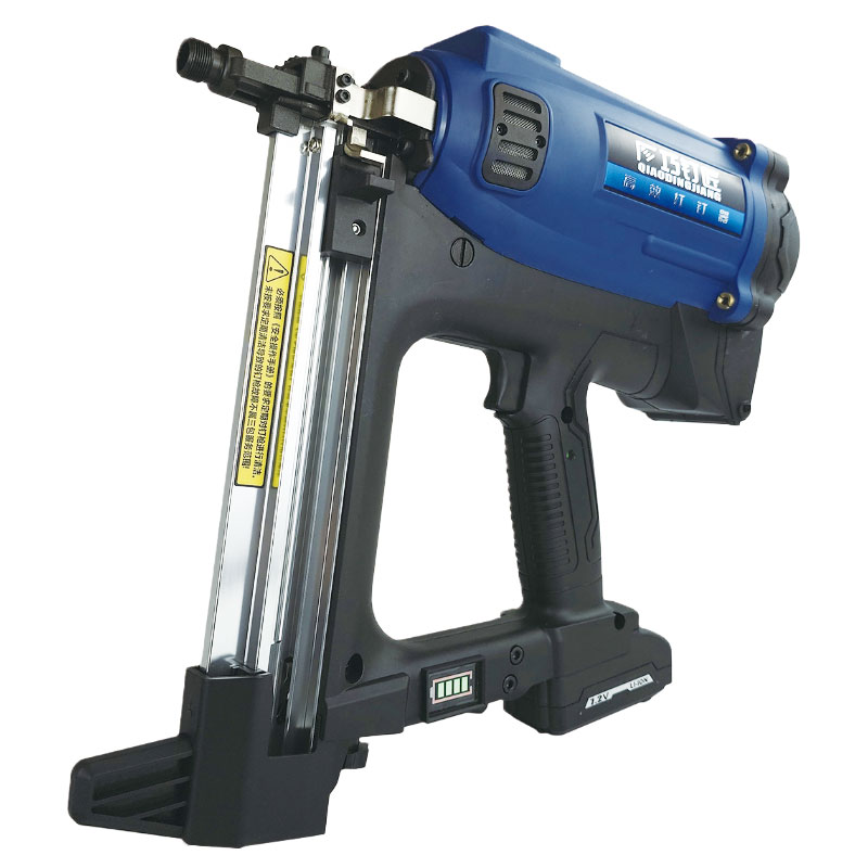 WJ-40 Battery Operated Cordless Concrete Nail Gun 35 Nails Capacity Electric Fastening Tool for Building Furniture Decoration 1