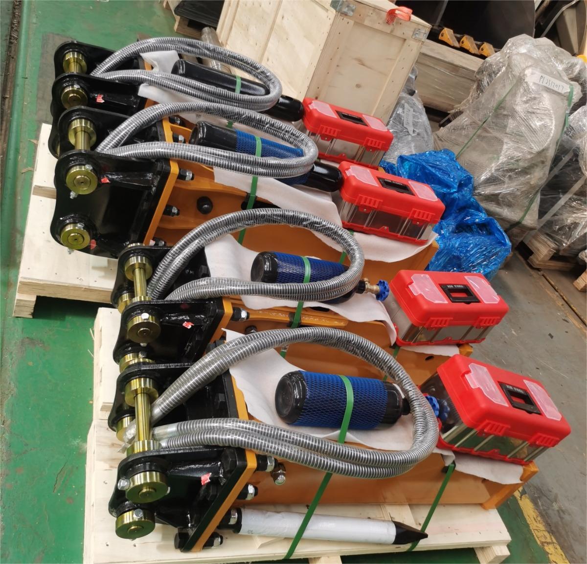 New Hydraulic Breakers Parts Rock Breaker Demolition Hammer With Chisel Drill Machine for Excavators