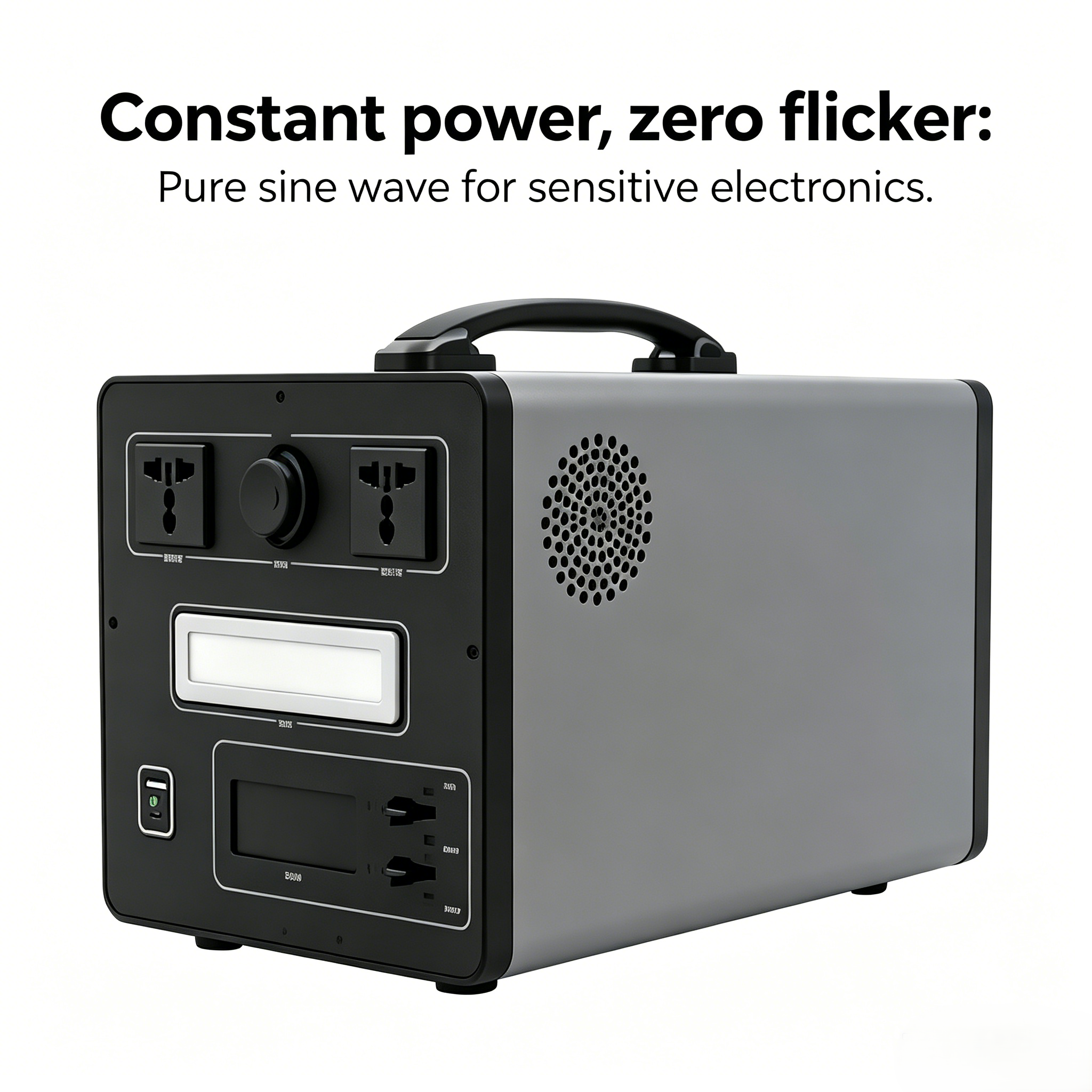 2000W 1500WH Outdoor Mobile Power Supply, Outdoor Portable Integrated Power Station, for Camping and Home Emergencies