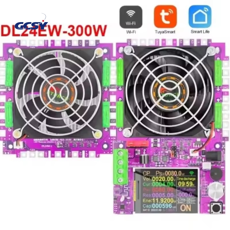 ATORCH 150W 300W 450W 600W Lithium lead-acid 18650 Battery Capacity Monitor Tools Tuya WiFi Smart Power Electronic Load Tester