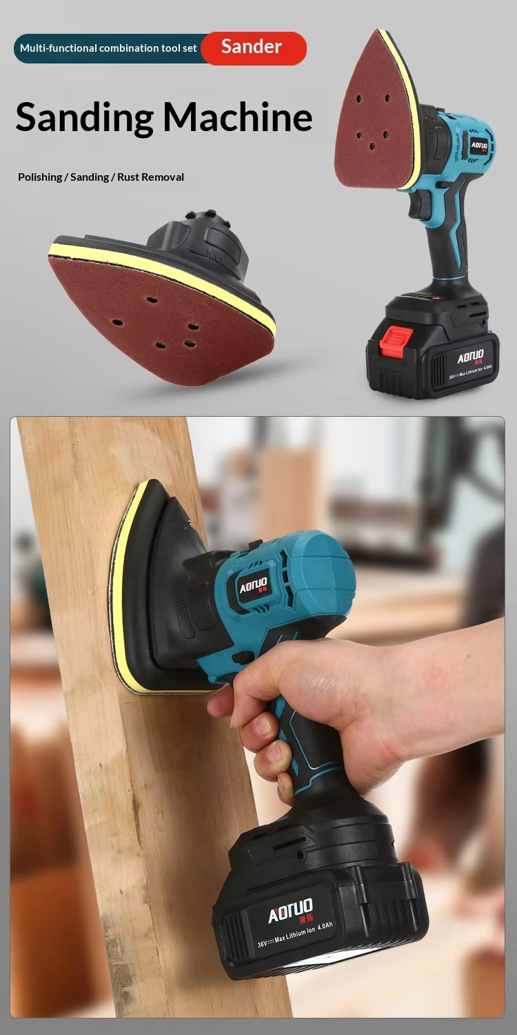 Customized Steel Lithium Battery Multi-Purpose Rechargeable Electric Hammer Tool Set with Hard Case OEM/ODM