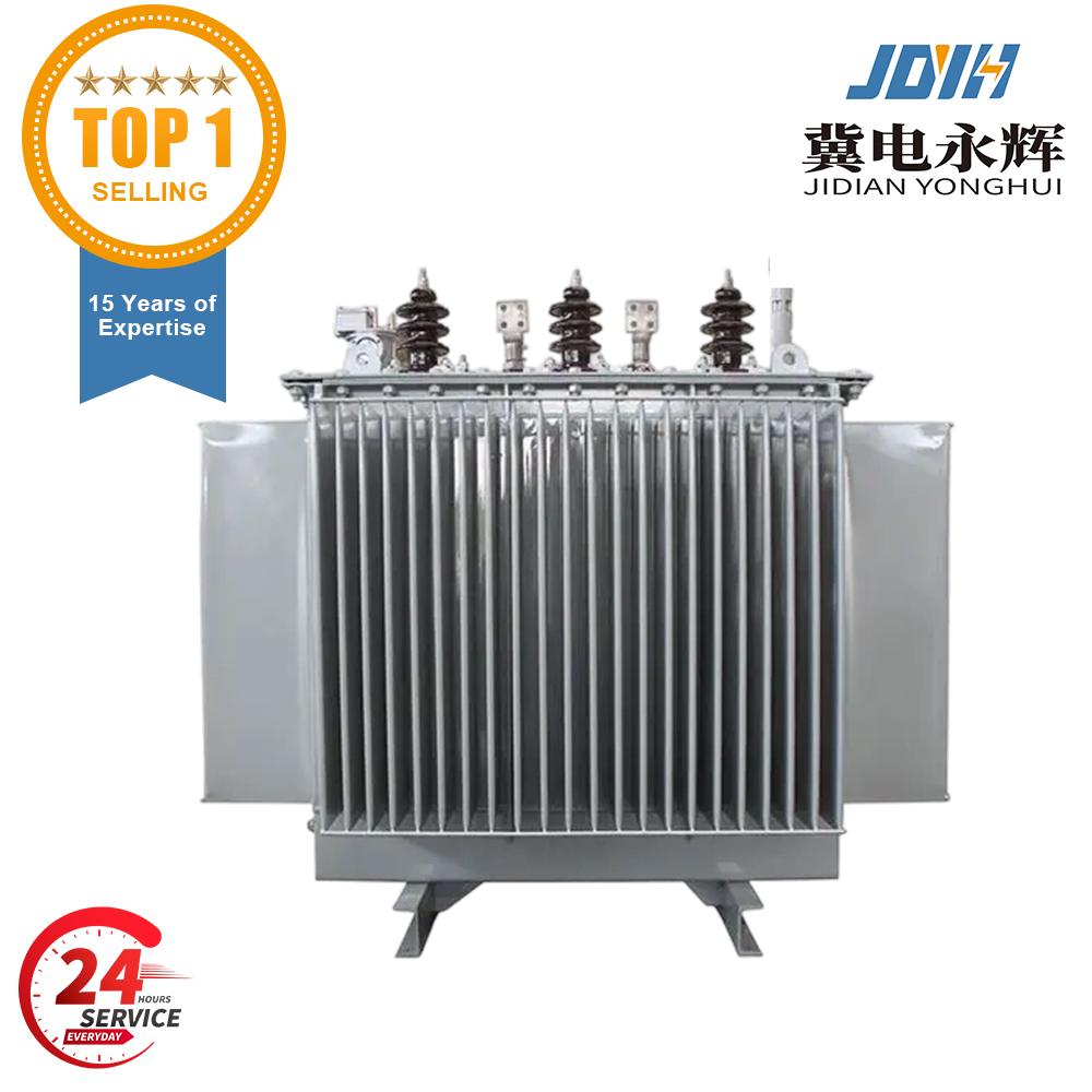 Large Capacity Three Phase Oil Immersed Step Down Transformer 10kV 0.4kV Corrosion Resistant Outdoor Power Equipment