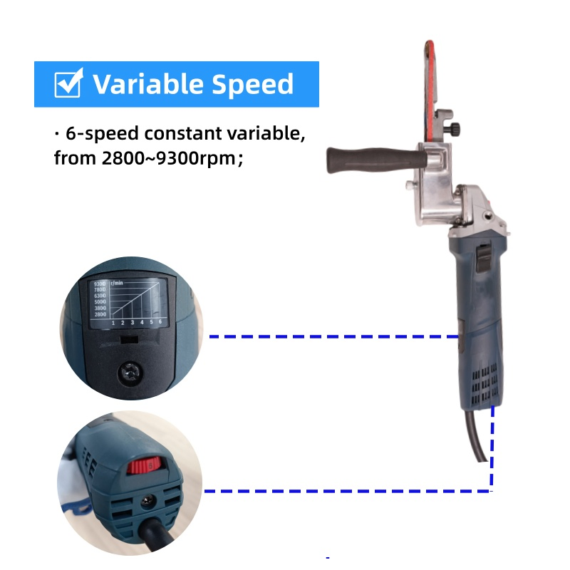 Durable Power Tools 750W Electric Belt Sander Metalworking Used Grinder