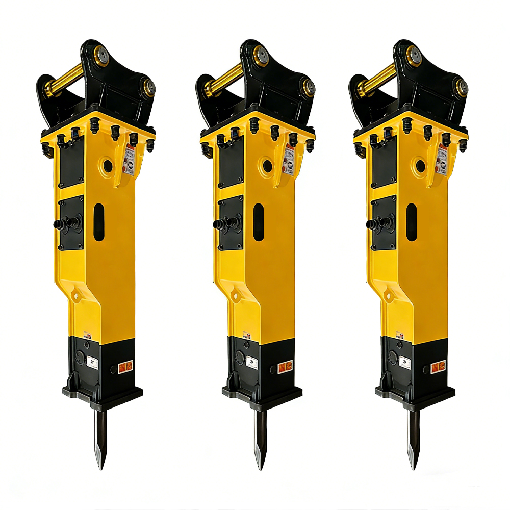 Mini Digger Hydraulic Rock Breaker Small Jack Hammer 1 Ton Excavator SB10 Hydraulic Demolition Hammer for Trenching