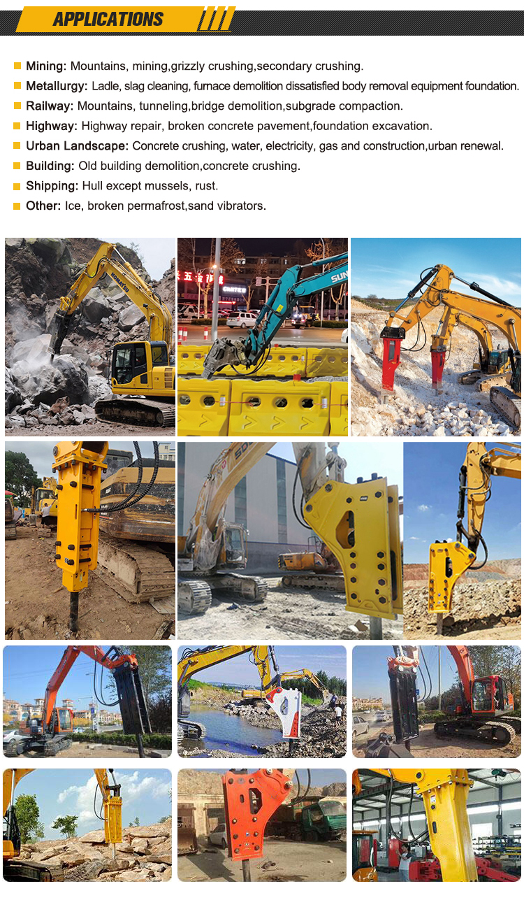 Excavator Hammer Breaker Specifications