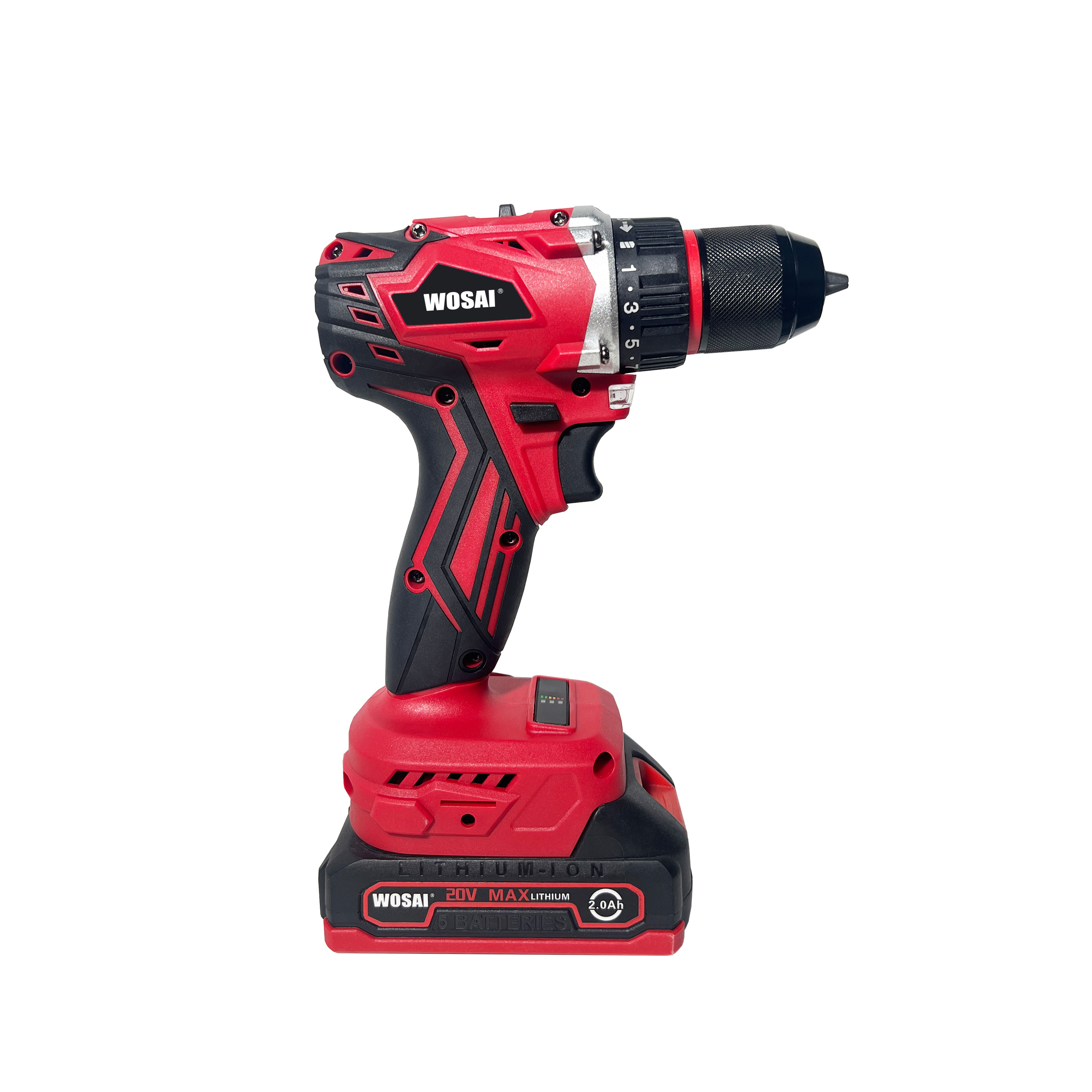WOSAI Power Tool Kit 20v Professional Cordless Brushless Hammer Drill Wrench Trimmer Blower Power Tools Combo Set Kit