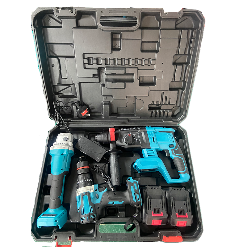 Wholesale Professional 3-in-1 Cordless Power Tools Kits 21V Electrician Tool OEM Power Construction Hardware Supplies