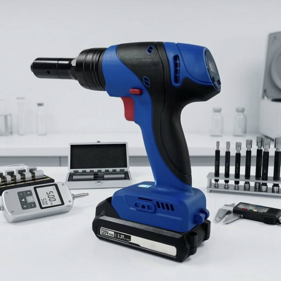 OEM Industrial Cordless Blind Rivet Gun 21V Brushless Battery Riveter Lightweight Electric Power Tool