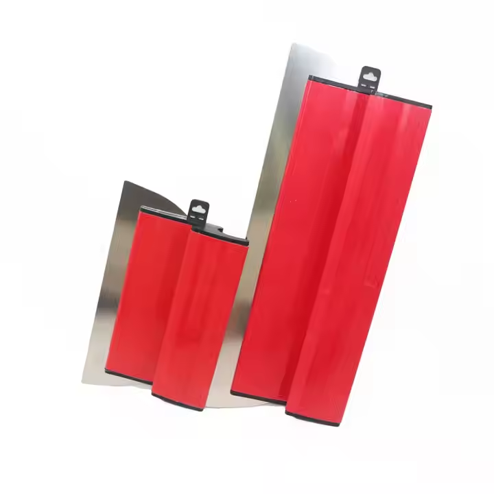 Industrial Multi Specification Stainless Steel Putty Scraper Kit Flexible Blade Replaceable Blade Aluminum Alloy Handle Wall
