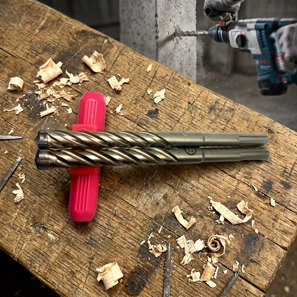 2026-Hot Sale SDS-PLUS SHANK Best Sale Masonry Bit Sds Max for Concrete Tile Marble Hammer Long Drill Bit