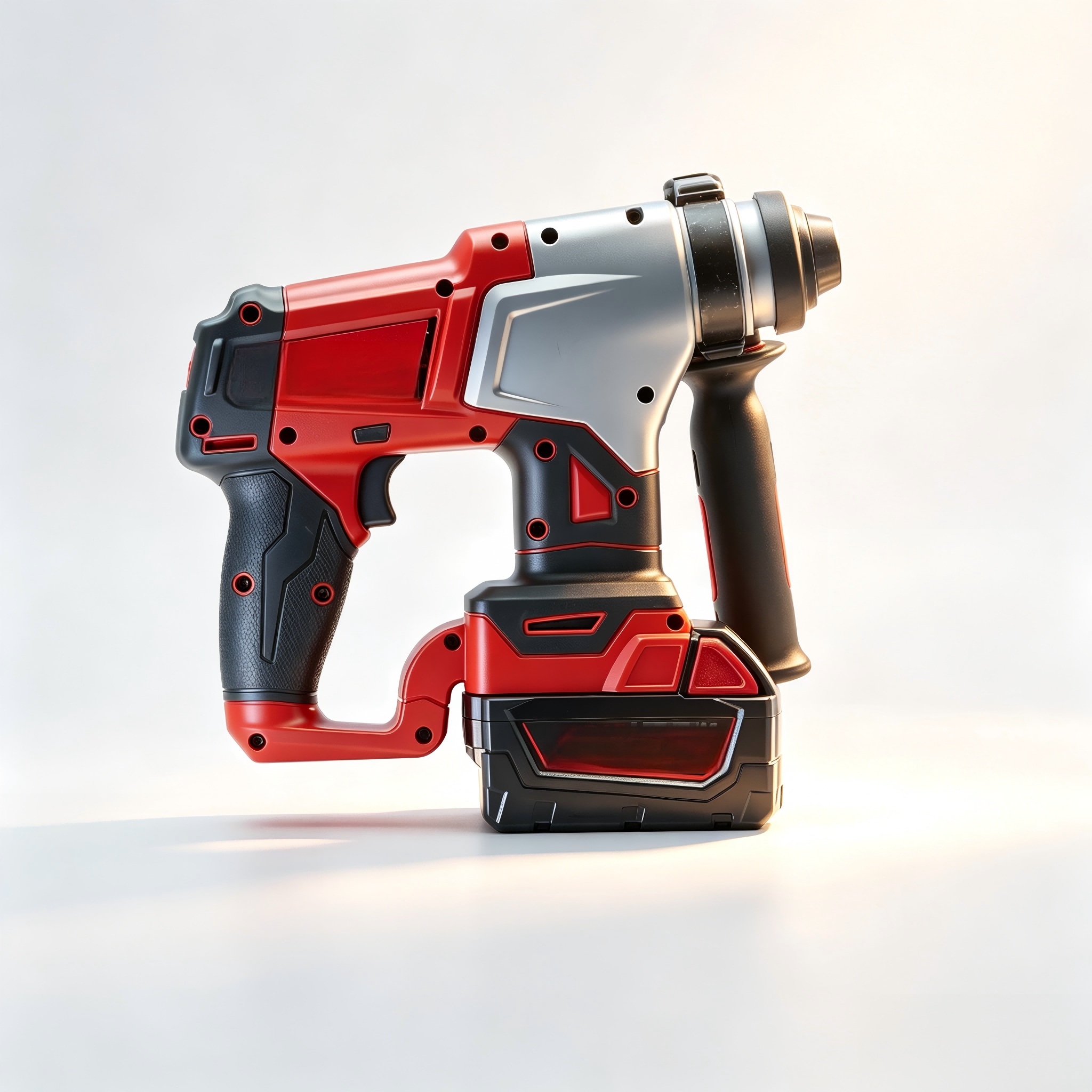 Heavy-Duty 18V Cordless Rotary Hammer Drill, 26mm Max Drilling Diameter, Industrial Grade Power Tool for Concrete &amp; Masonry Work