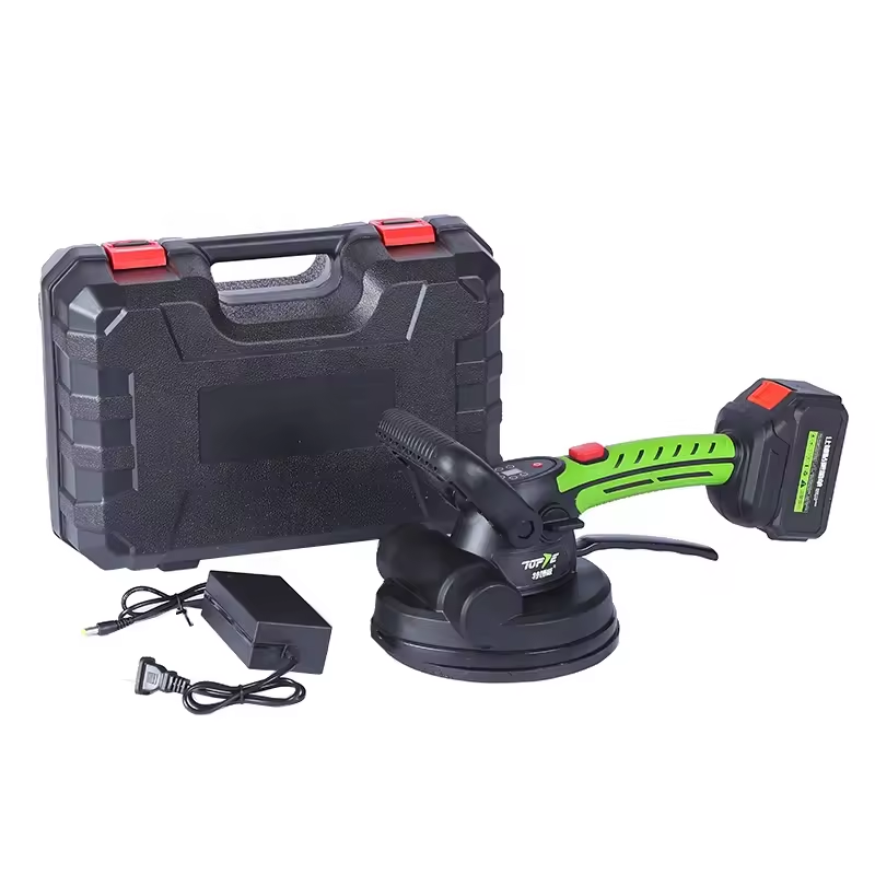 16.8V Hot Sell Multifunctional Intelligent Adjustable Suction Cup Cordless Electric Tile Laying Vibrator Tiling Tools