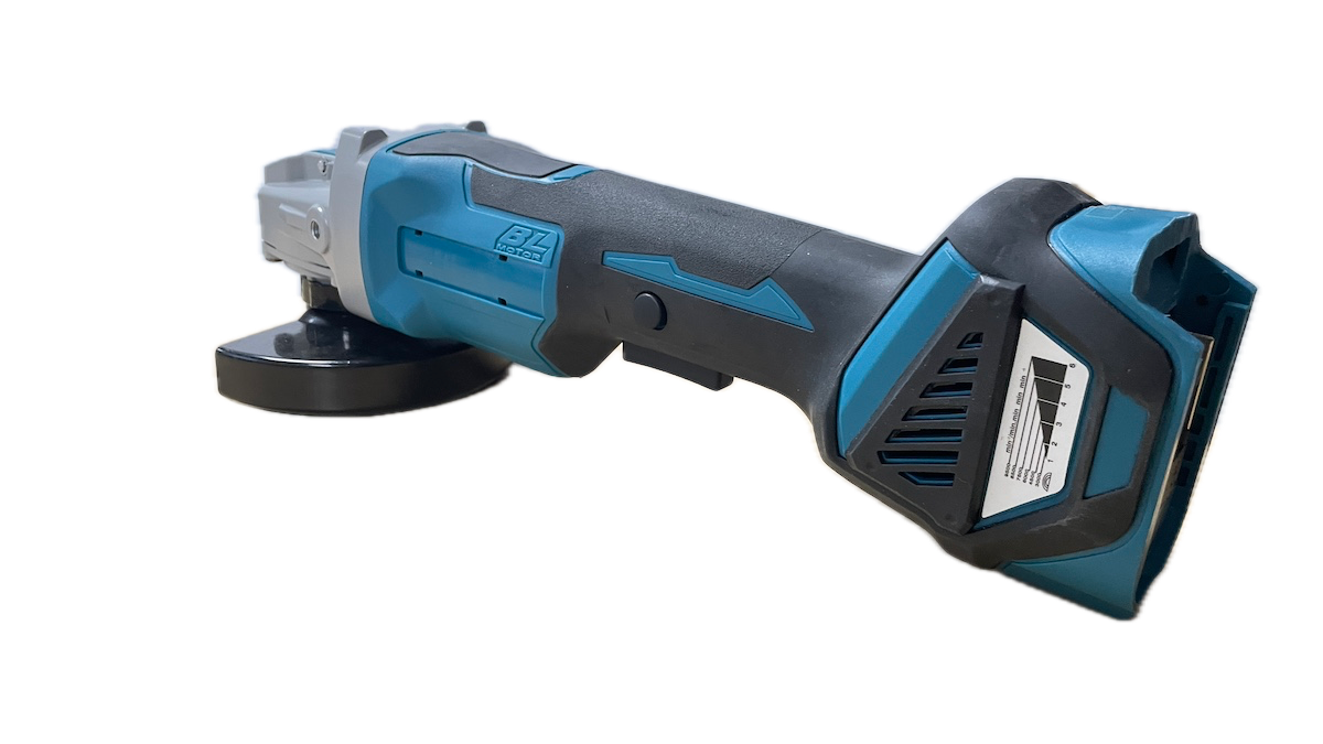 21V High Quality 125mm Cordless Brushless Angle Grinder with Slide Switch High Power Cutting Disc Combo Kit