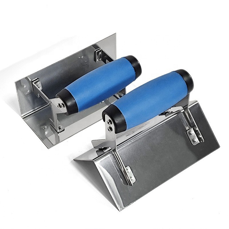 10pcs Stainless Steel Masonry Hand Tool Set with Brick Cutter &amp; Corner Trowel for DIY Bricklaying &amp; Construction
