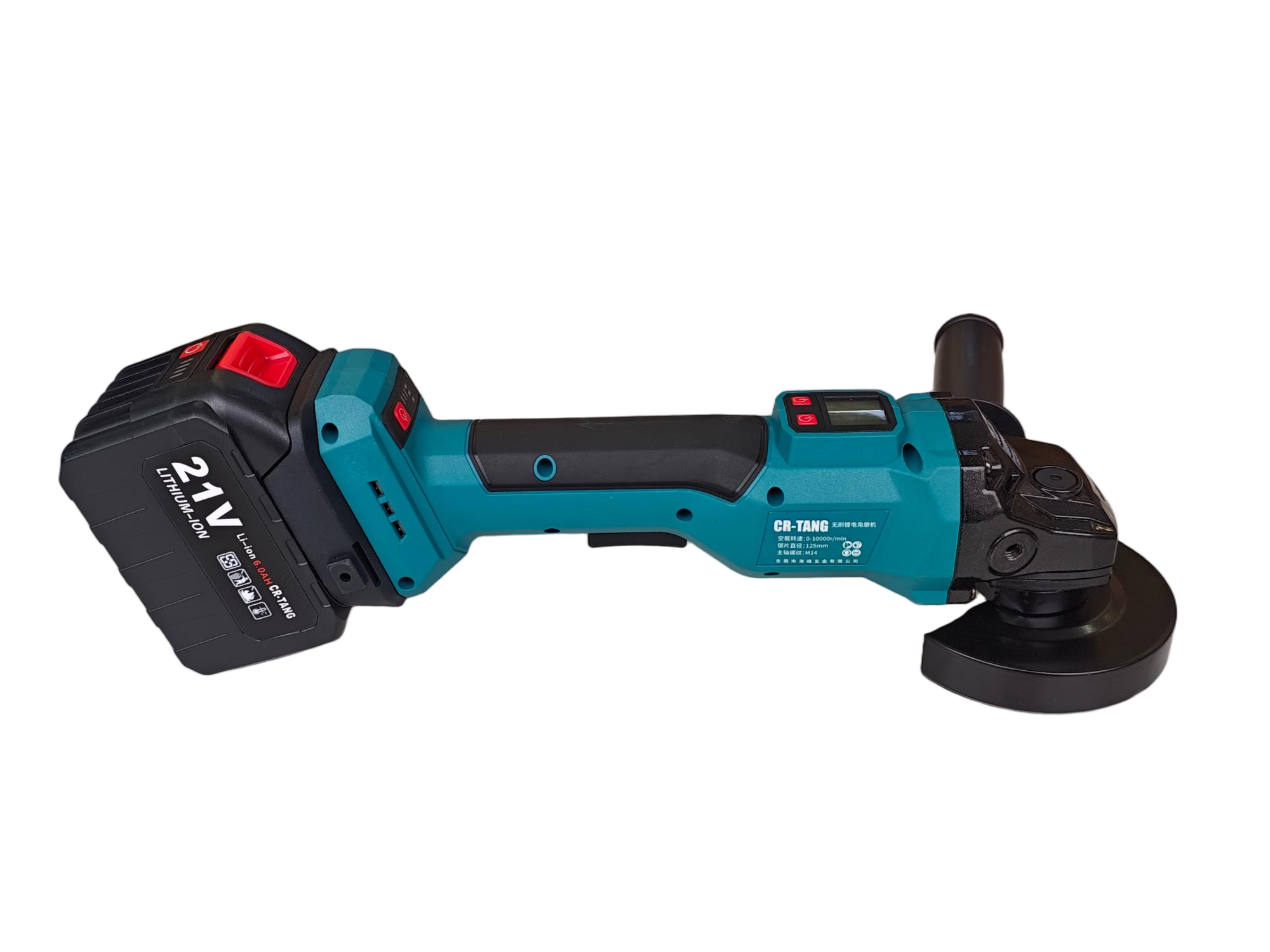 Smart LCD Display Brushless Drill 21V Rechargeable Power Tool for Contractors and DIY detachable auxiliary handle in stock