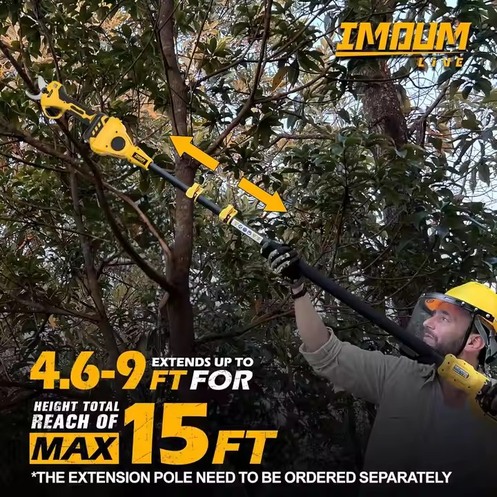 Cordless Pruner Brushless Trimmer Power Tool Pruning Set Professional Wood Scissors Gardening Electric Pruning