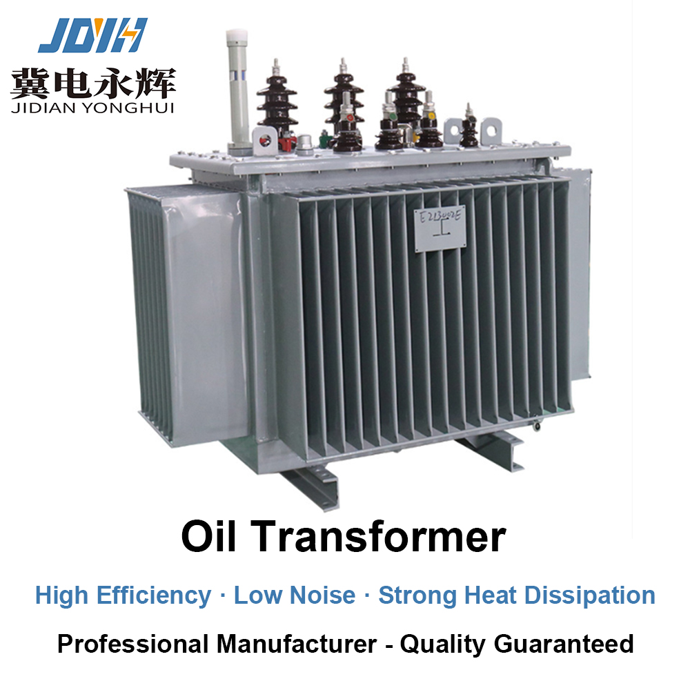 Large Capacity Three Phase Oil Immersed Step Down Transformer 10kV 0.4kV Corrosion Resistant Outdoor Power Equipment