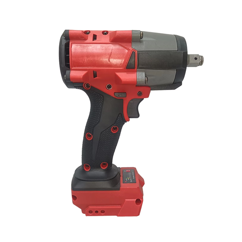 Wireless Power Wrench with Lithium Battery, 0-1300nm Cordless Impact Tool for Automotive &amp; Construction