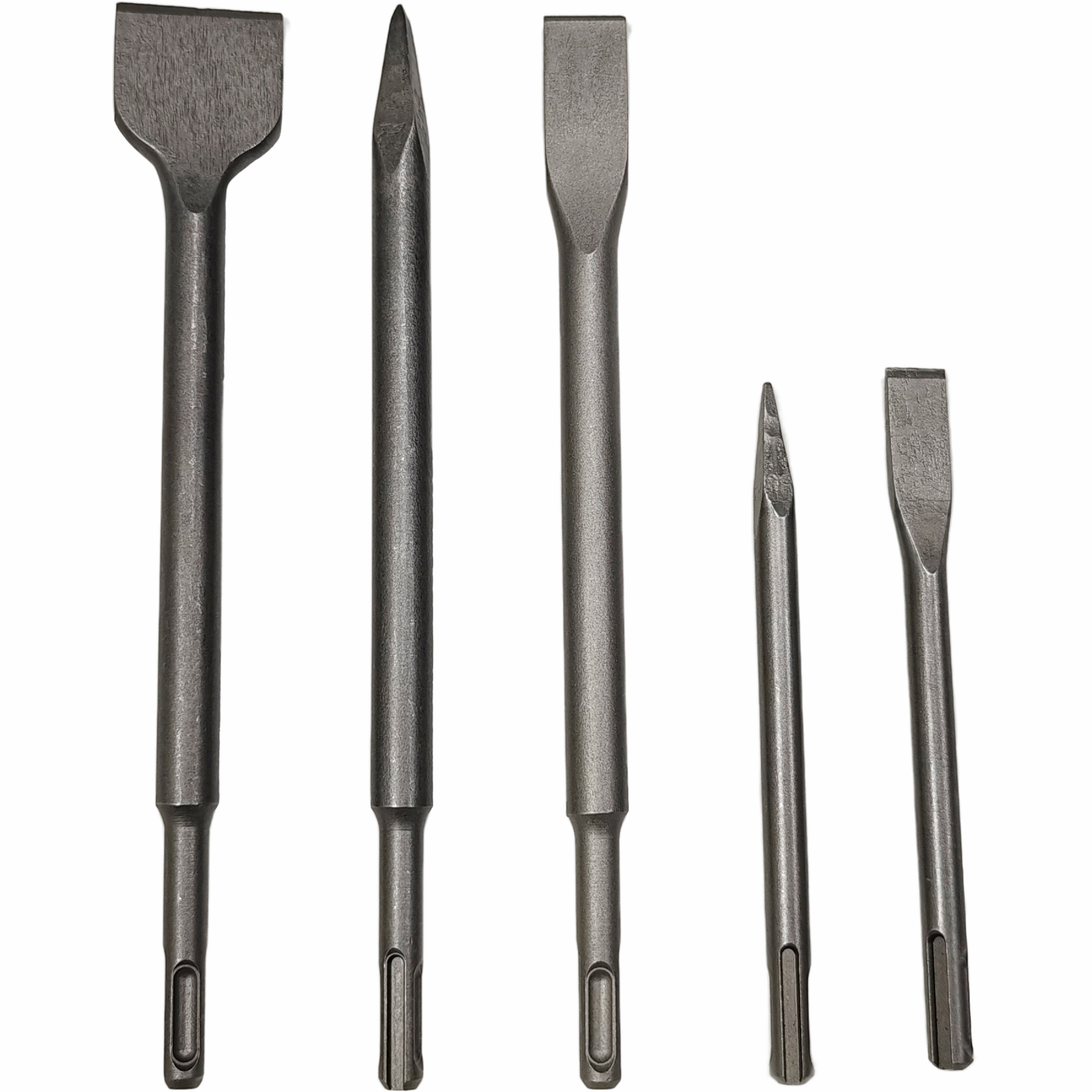 5pcs SDS Cold and Carving Chisel for Concrete Hydraulic Hammer &amp; Rock Breaker Masonry Point Tip Type-001