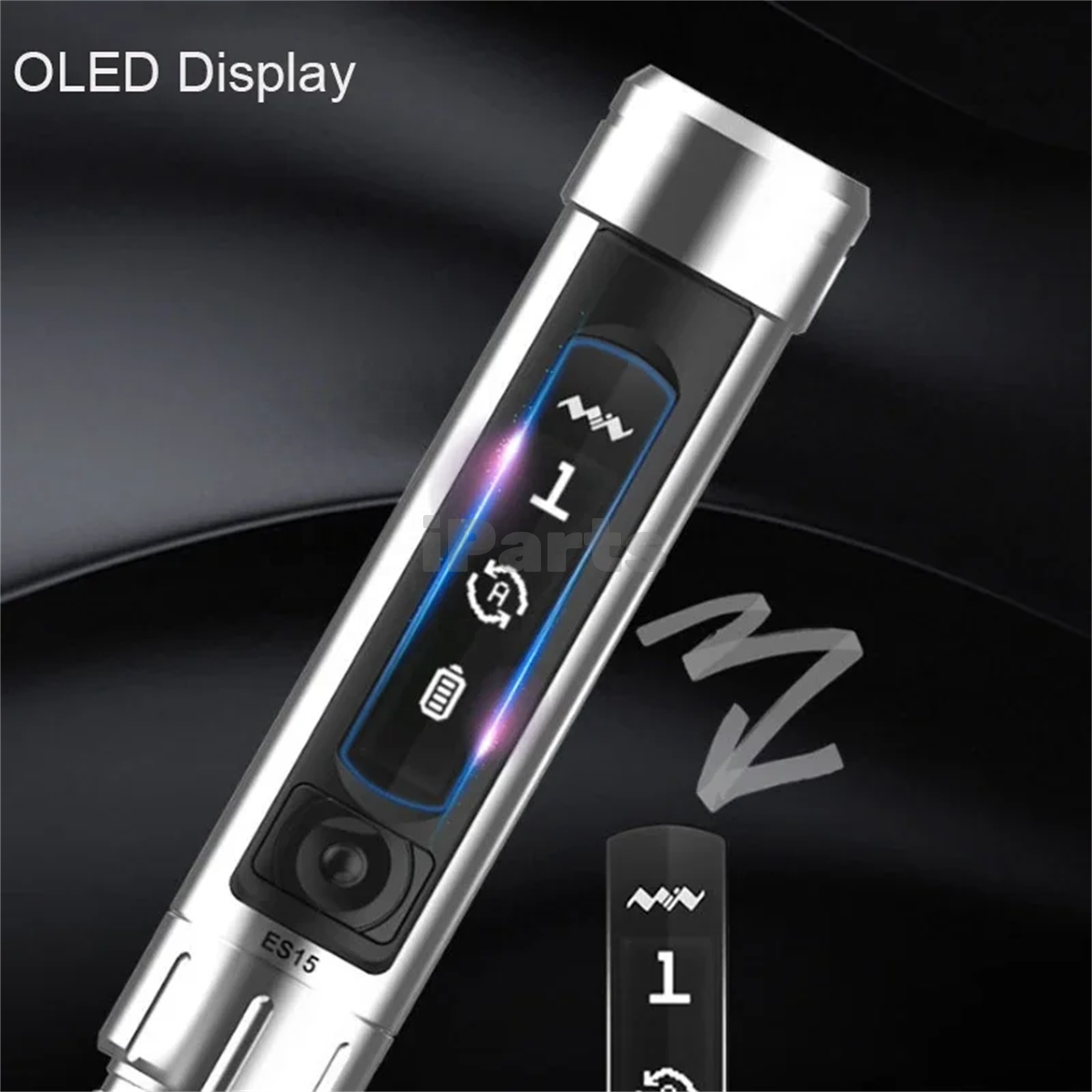 IParts Miniware ES15S Ultimate Intelligent Motion Control Electric Screwdriver Set Motion Control Electric Phone Repair Tools