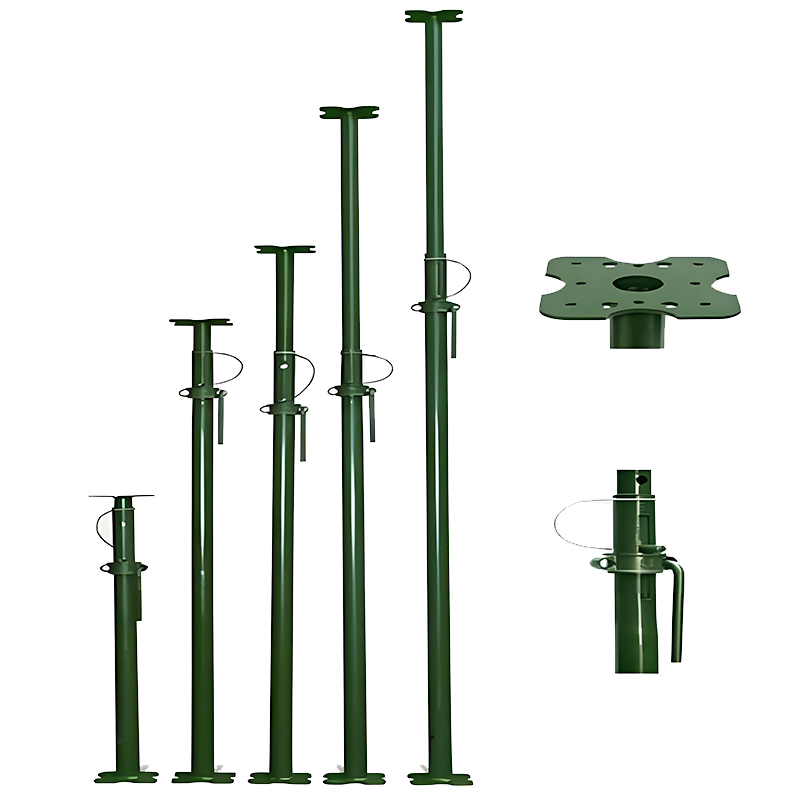 Reliable Galvanized Adjustable Steel Props For Building Construction Jack Props For Scaffolding Shuttering Concrete Shoring