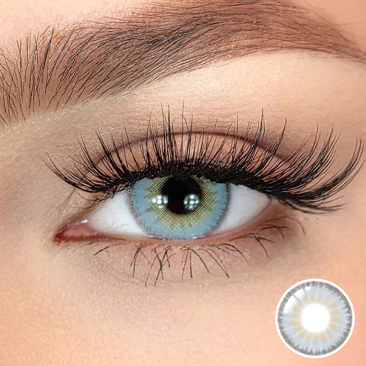 BeautyTone Dream Baby Blue Most Comfortable Beauty Look Eyewear Cosmetic Colored Contact Lenses for Eyes