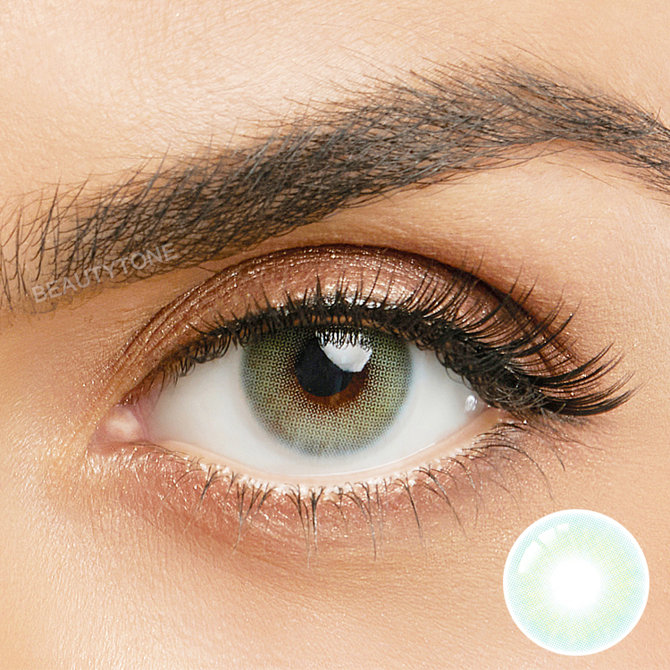 Lenses Contact Eyes Wholesale Affordable Cosmetics From China Hot Selling HD Topaz Blue Color Contact Lenses for Brown Eyes
