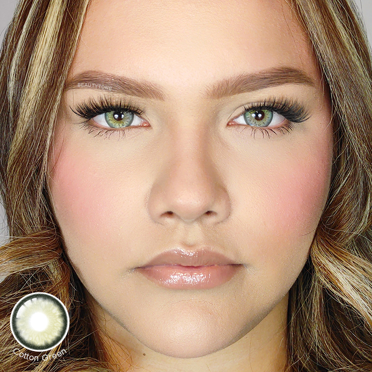 Cotton Green Lente De Contacto Brown Colored Contact Lenses Cheap Colored Contacts Non Prescription Eyewear