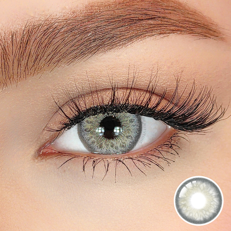 Color Contact Lenses Wholesale Eye Wear Soft Lens BeautyTone Cotton Gray Color Contact Lens Customize Package