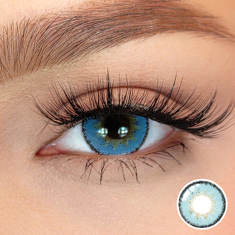 Blue Moon Contact Lenses with Eyes Fresh Lady Contact Lenses Popular Style Contact Lens