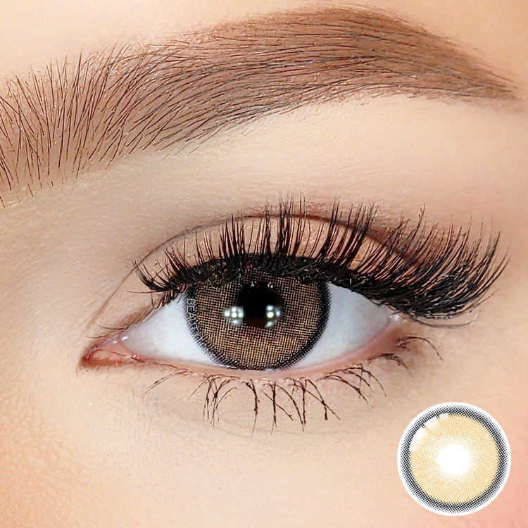 Tortilla Hazel Brown Colored Contact Lenses Fashion Look Custom logo Contact Lens Wholesale