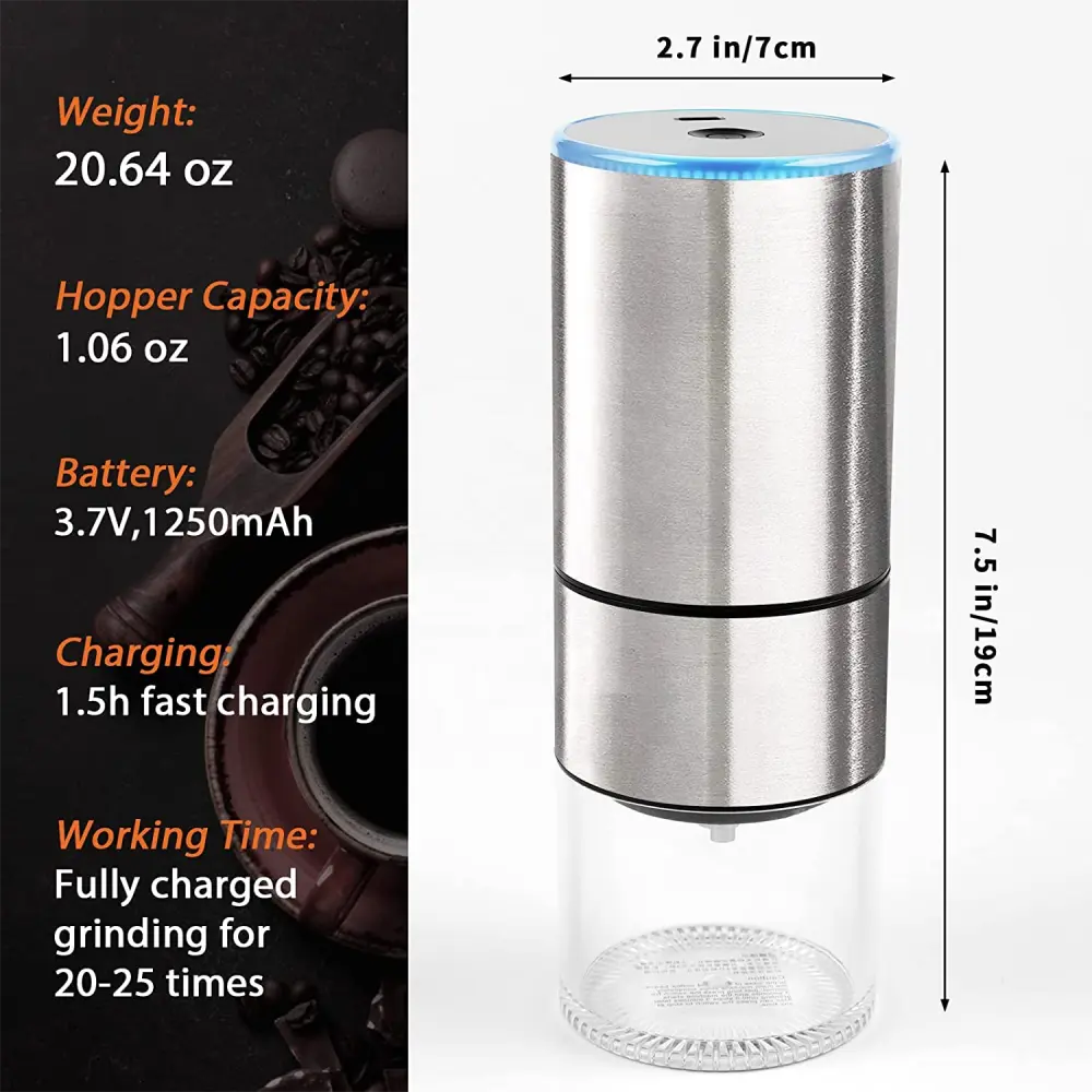 Wholesale Portable Cordless Turkey Coffee Grinder Manufacturer, Factory