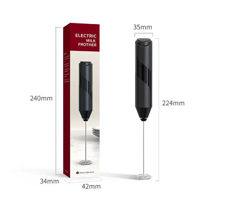 China Milk Steamer Handheld Coffee Whisk Electric Milk Frother Supplier, Factory