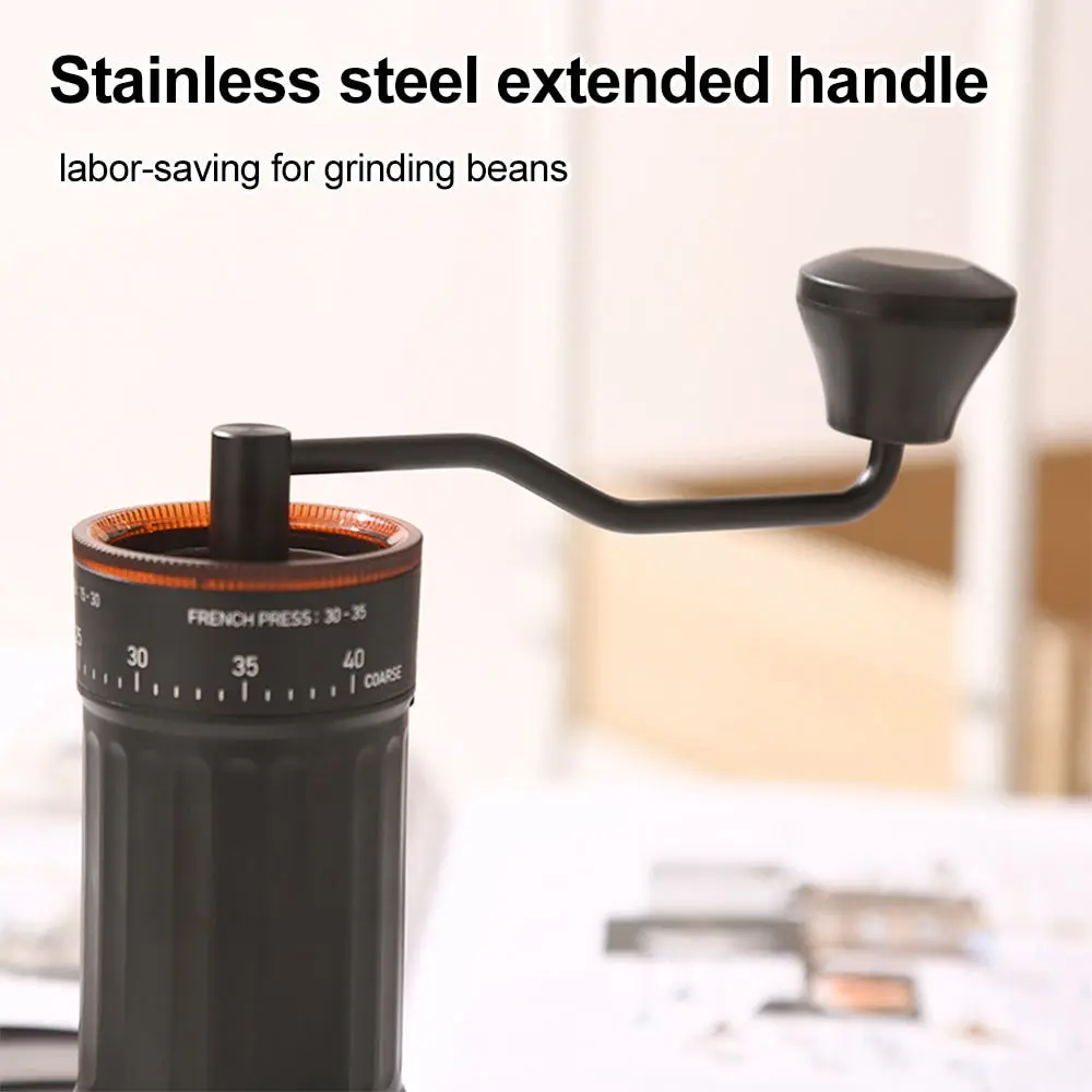 China Portable Coffee Mill Manual Coffee Grinder With Ceramics Burr for Espresso Suppliers, Factories
