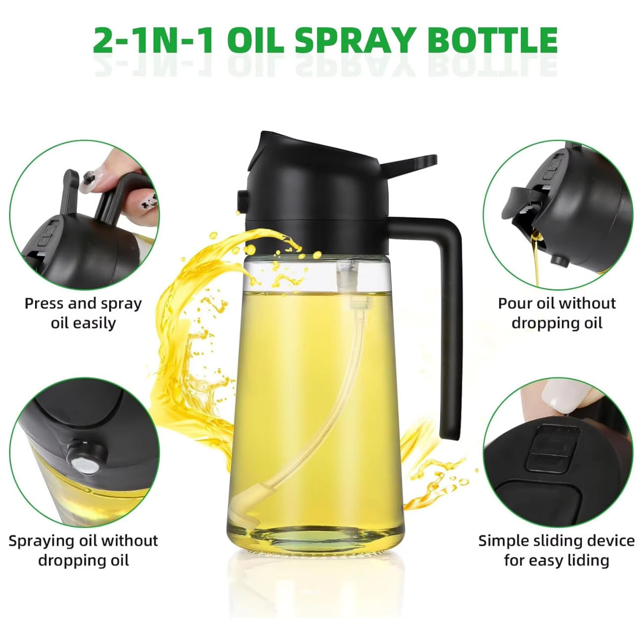 Two-in-One Spray and Pour Mode